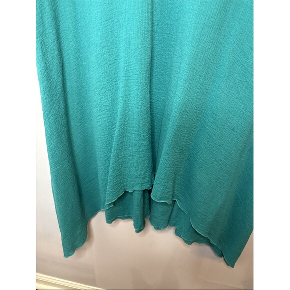 Soft Surroundings Womens Dress Large Gauzy‎ Cotton Asymmetric Beach Fairy Whimsy - Picture 2 of 6